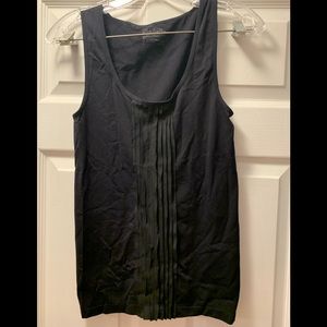 The Limited black camisole, large, w/front detail.